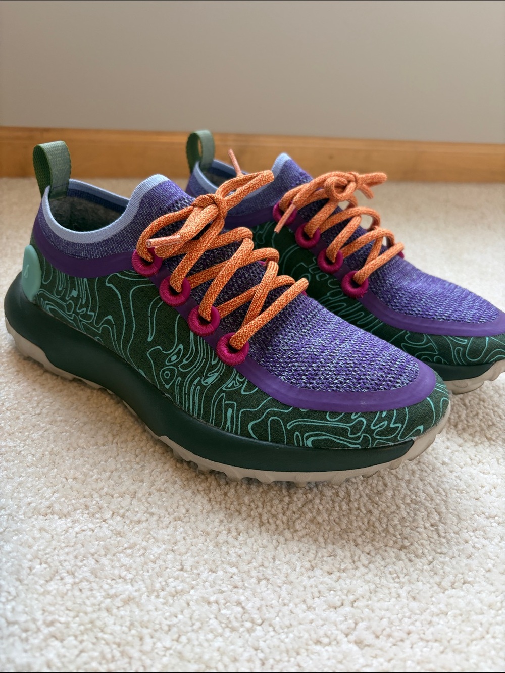 Allbirds Trail Runner SWT rare Forager Green colorway EUC size 8